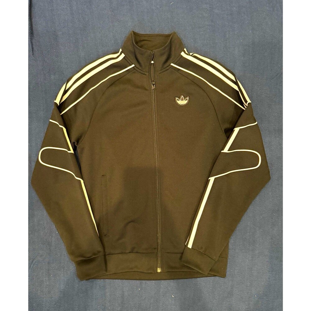 adidas Originals 3-Stripes Full Zip Track Jacket Stand-Up Collar Men's XS